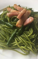 画像: 香る緑茶のスパゲッティ